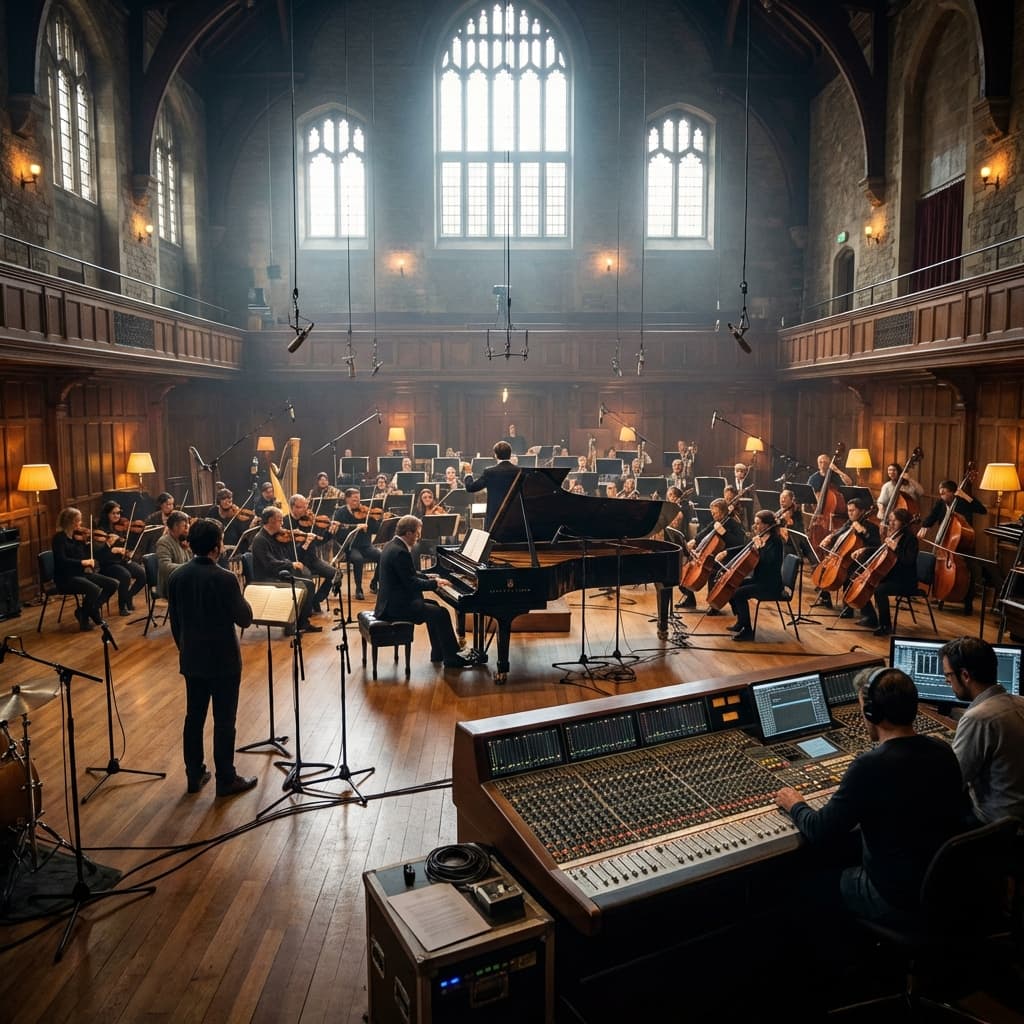 Professional classical music studio for wav-export